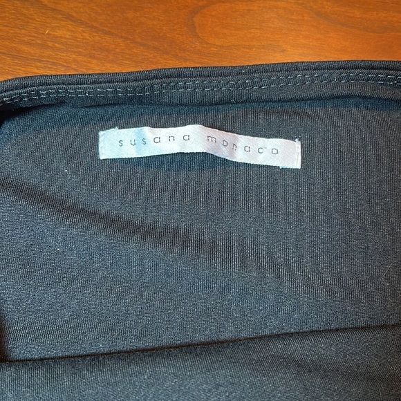 Susana Monaco Strapless Mini Stretchy Black Dress Size Small - Picture 6 of 7